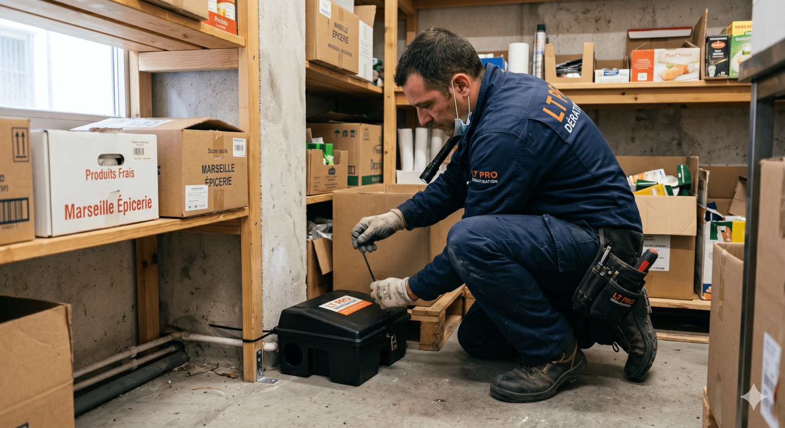 Dératisation  d'un commerce dans le 4e arrondissement de Marseille : traitement efficace et rapide de locaux commerciaux avec contrat annuel